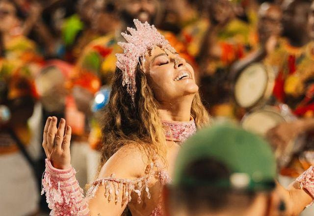 Paolla Oliveira anuncia despedida como Rainha de Bateria da Grande Rio