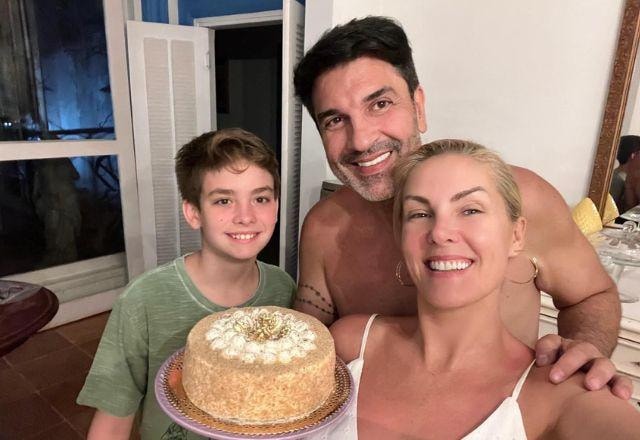 Ana Hickmann, Edu Guedes e Alezinho