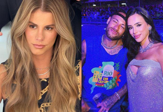 Shantal Verdelho, Bruna Biancardi e Neymar Jr em foto