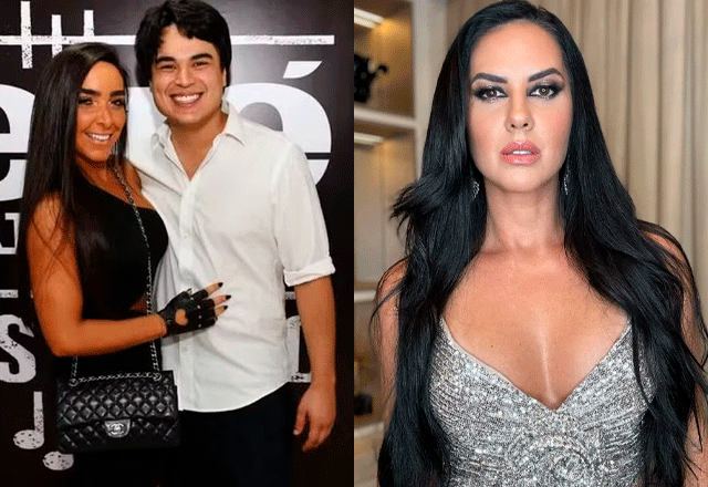 montagem com foto de Higor Camargo e Amabylle Eiroa e foto de Graciele Lacerda