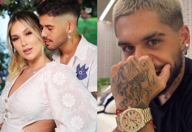 Zé Felipe e Virginia em rede social