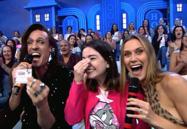 Renata Kuerten, Dudu Bertholini e partincipante na foto