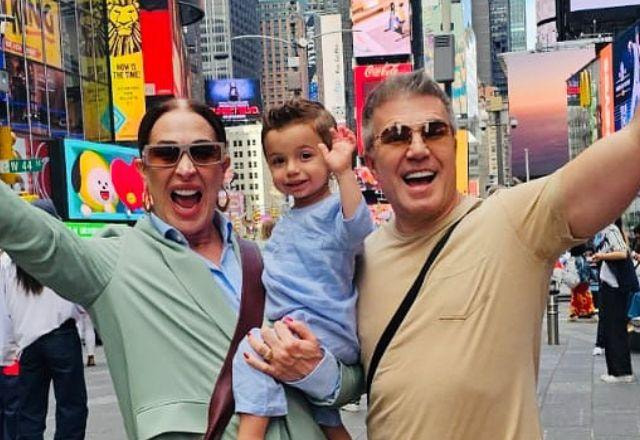 Claudia Raia, Luca e Jarbas Homem de Melo