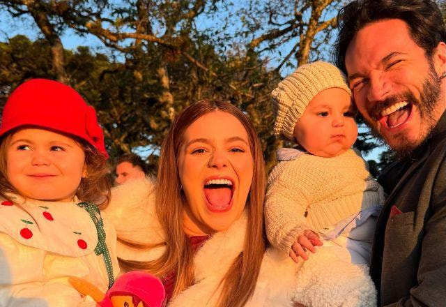 Viih Tube e Eliezer com os filhos, Lua e Ravi