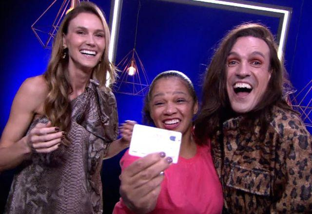 Renata Kuerten, Dudu Bertholini e partincipante na foto