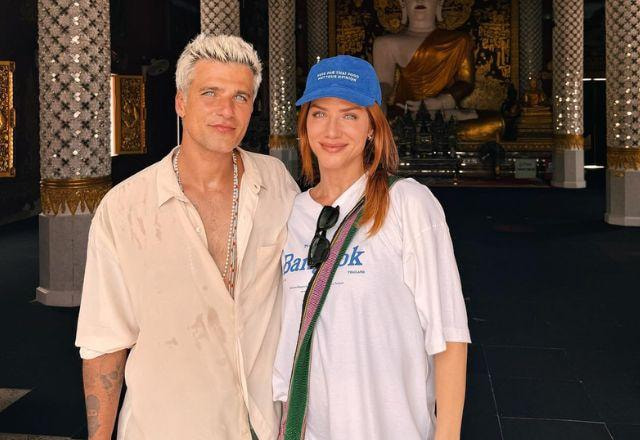 Giovanna Ewbank e Bruno Gagliasso em foto