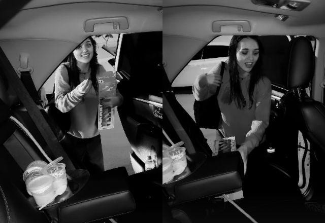 Rafa Kalimann se surpreende ao encontrar 'presente inusitado' no carro após show de Nattan