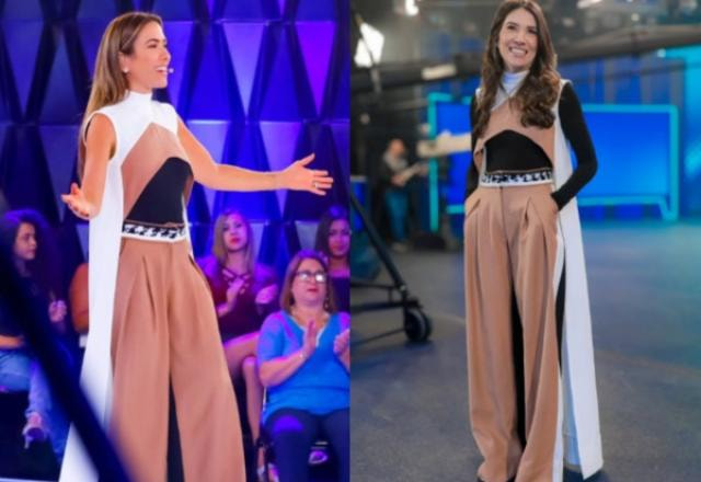 Patricia e Rebeca Abravanel  usam mesmo Look em programas do SBT