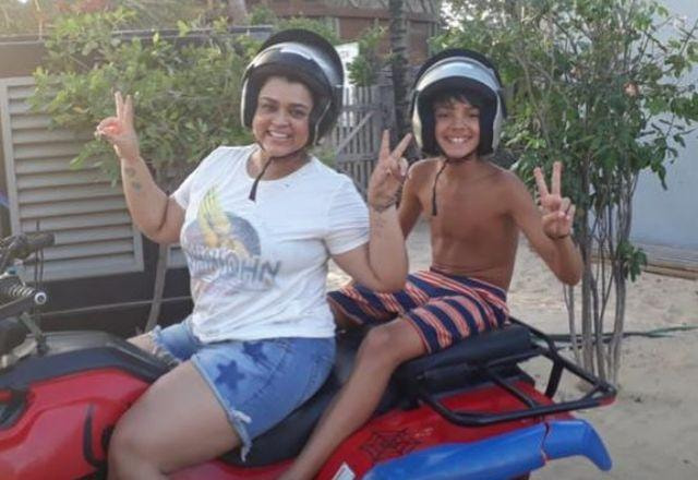Preta Gil e Bento Gil em foto
