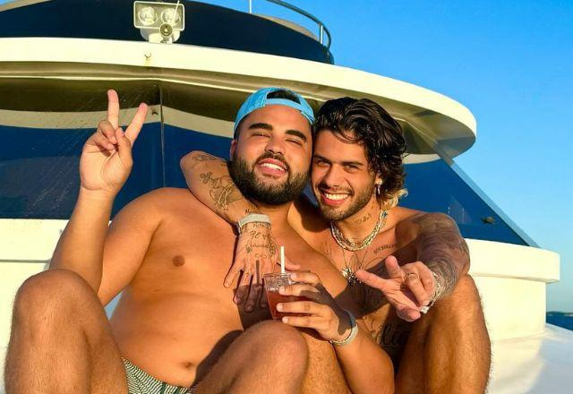 Lucas Gudez e Zé Felipe em foto