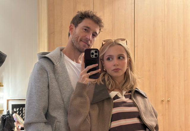 Isabella Scherer e Rodrigo Calazans em foto
