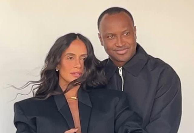 Thiaguinho e esposa treinam juntos durante gravidez
