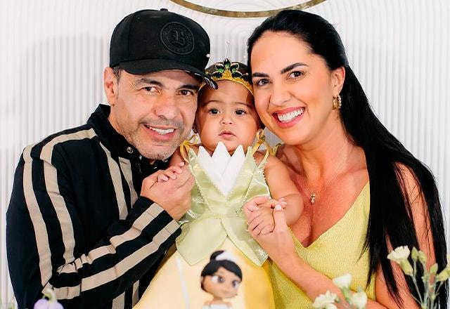 Graciele Lacerda, Zezé Di Camargo e filha do casal