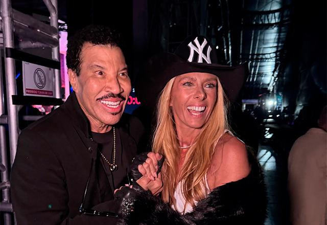 Adriane Galisteu e Lionel Richie
