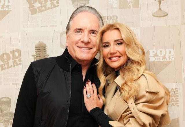 Ana Paula Siebert e Roberto Justus