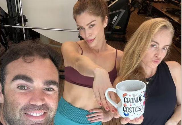 Grazi Massafera, Angélica e personal trainer