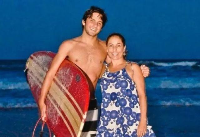 Cissa Guimarães com o filho, Rafael Mascarenhas