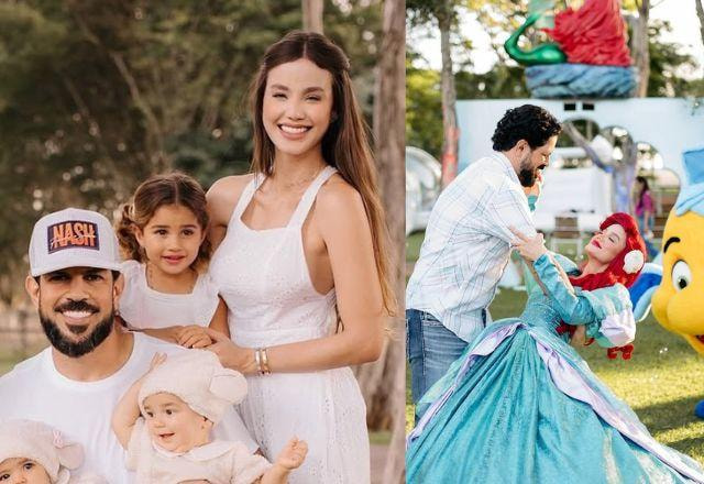 Sorocaba celebra aniversário de filha com a esposa