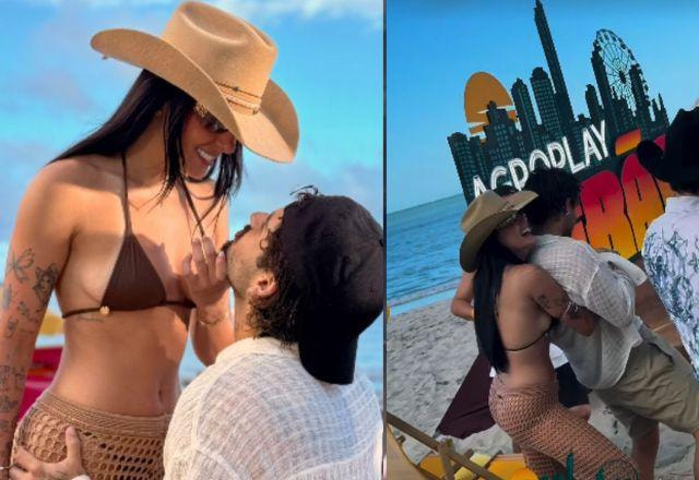 Ana Castela publica bastidores de projeto e aparece com Zé Felipe