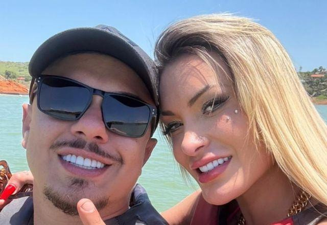 Andressa Urach está apaixonada por novo companheiro