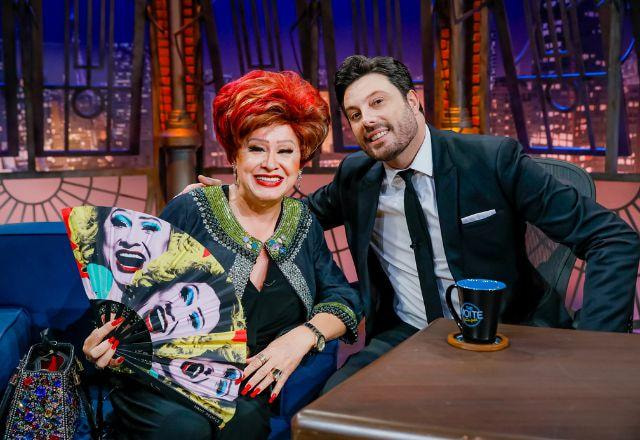 Nany People e Danilo Gentili no The Noite