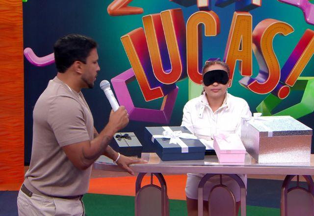 Lucas e Mari durante Eita Lucas!