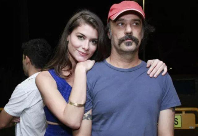Alinne Moraes e Mauro Lima em foto