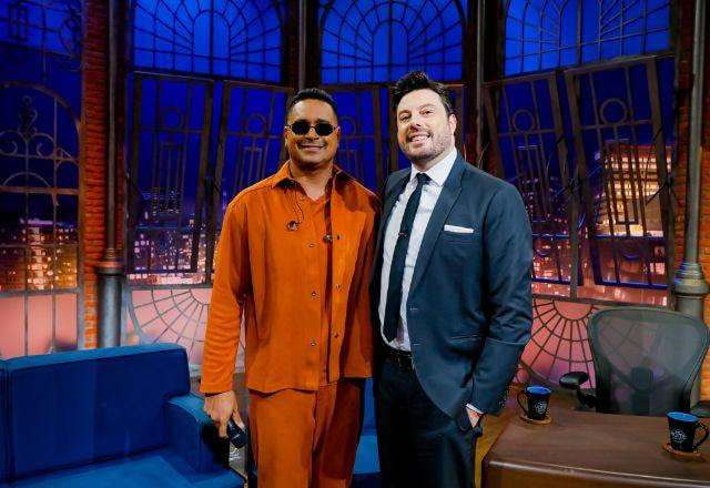 Xanddy e Danilo Gentili no The Noite