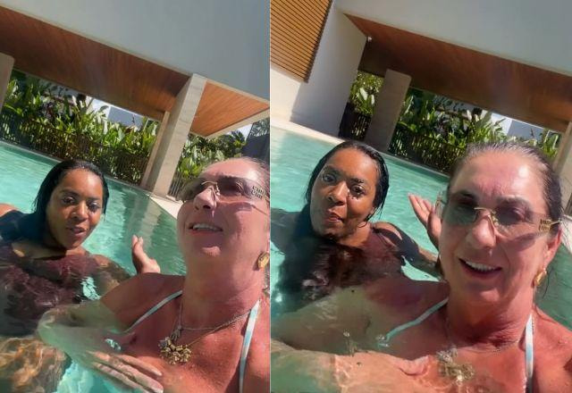 Margareth Serrão e Fernanda Cristina