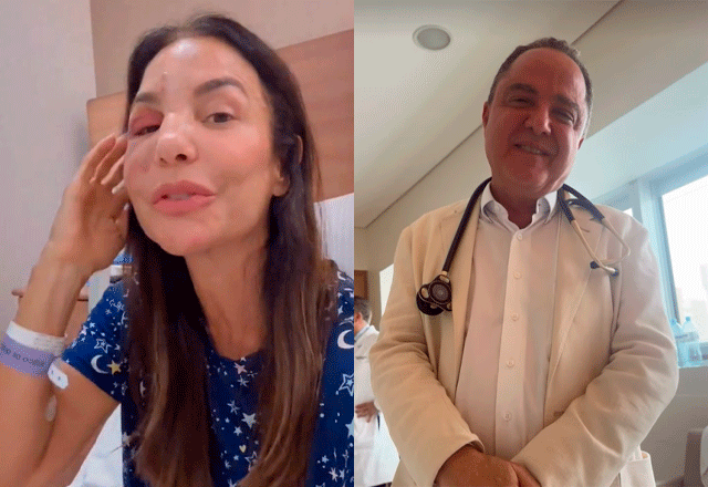 Ivete Sangalo e médico da Ivete Sangalo