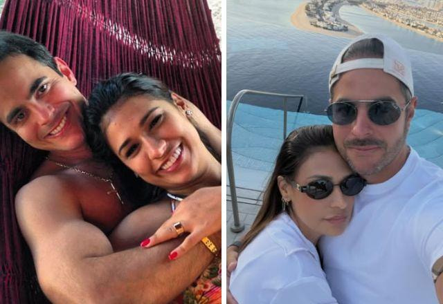 Simone Mendes posa com o marido Kaká Diniz