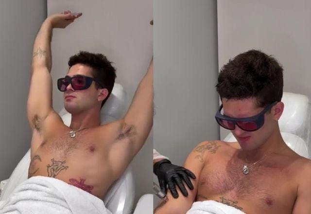 João Guilherme remove tatuagens, encara dor do laser e entra em fase mais clean