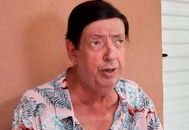 O ator Marcos Oliveira, o Beiçola