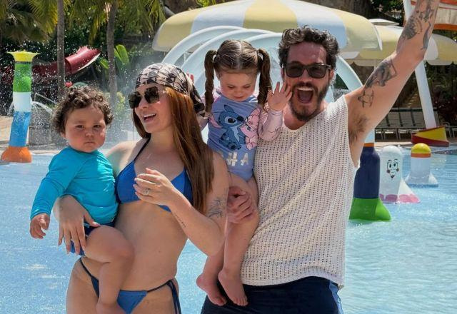 Eliezer, Viih Tube e filhos em foto