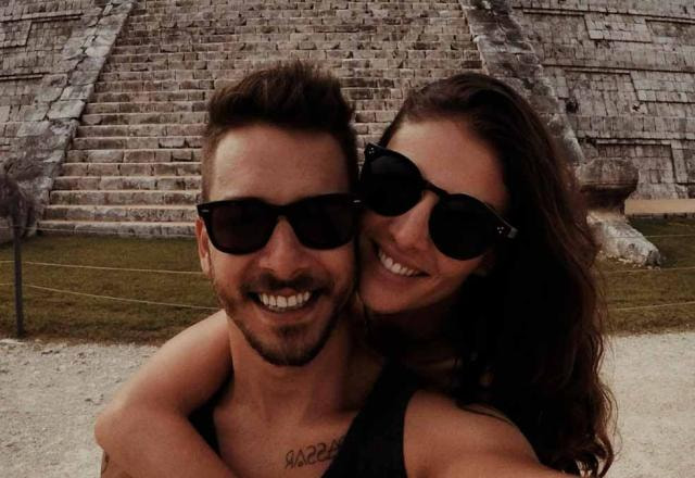 Junior Lima e a esposa Mônica