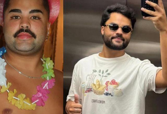 Lucas Guedez faz antes e depois e amigos comentam: Geralmente a gente posta o depois