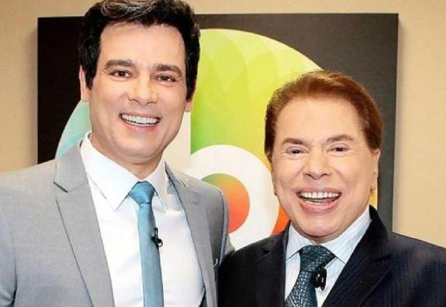 Celso Portiolli e Silvio Santos