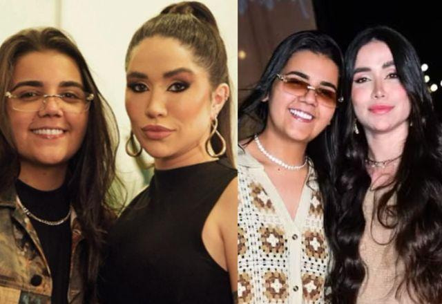 Fotos da cantora Yasmin Santos com a ex-namorada, Maria Venture
