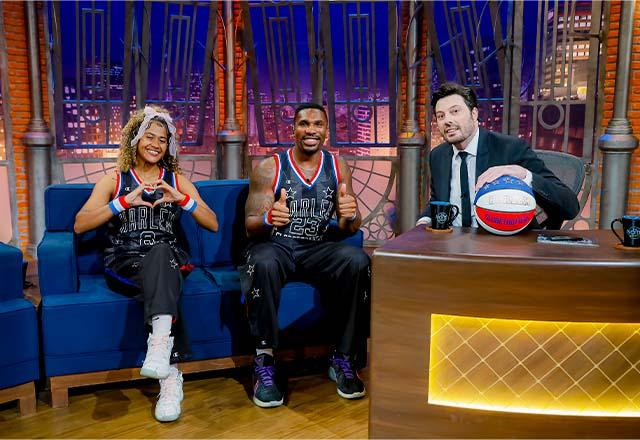 Astros do time de basquete mais divertido do mundo falam no programa desta terça-feira (23) sobre suas trajetórias, curiosidades e a expectativa para as apresentações em várias cidades do país