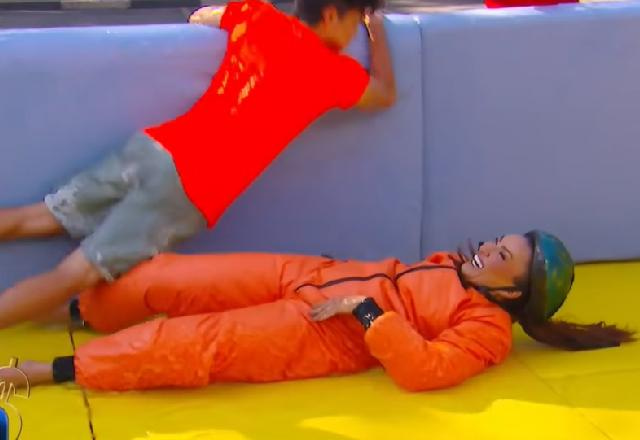 Apresentadora topou participar do 'Tô Liso' por prêmio em dinheiro e protagonizou momentos divertidos