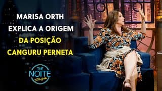 Marisa Orth explica a origem e a posição Canguru Perneta | The Noite (02/01/26)