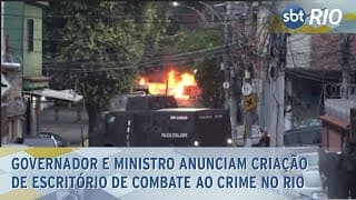 Governador e Ministro anunciam criação de escritório de combate ao crime no Rio Governador e Ministro anunciam criação de escritório de combate ao crime no Rio