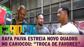 Rafa Paiva estreia novo quadro no Cariocou: "Troca de Favores" Rafa Paiva estreia novo quadro no Cariocou: "Troca de Favores"