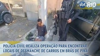 Polícia Civil realiza operação para encontrar locais de desmanche de carros em Brás de Pina Polícia Civil realiza operação para encontrar locais de desmanche de carros em Brás de Pina