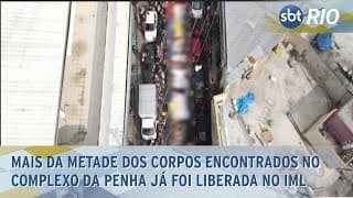 Mais da metade dos corpos encontrados no Complexo da Penha já foi liberada no IML Mais da metade dos corpos encontrados no Complexo da Penha já foi liberada no IML