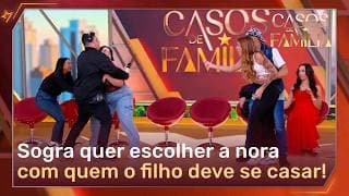Sogrinha tem a ex-nora como favorita e chama a atual de debochada! | Casos de Família