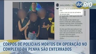 Corpos de policiais mortos em operação no Complexo da Penha são enterrados Corpos de policiais mortos em operação no Complexo da Penha são enterrados