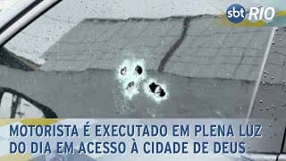 Motorista é executado em plena luz do dia em acesso à Cidade de Deus Motorista é executado em plena luz do dia em acesso à Cidade de Deus