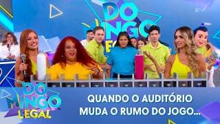 INACREDITÁVEL! O auditório conseguiu reverter o placar do jogo | Domingo Legal (15/02/26) INACREDITÁVEL! O auditório conseguiu reverter o placar do jogo | Domingo Legal (15/02/26)