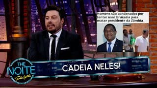 Homens são condenados por tentar matar presidente usando bruxaria | The Noite (23/10/25) Homens são condenados por tentar matar presidente usando bruxaria | The Noite (23/10/25)